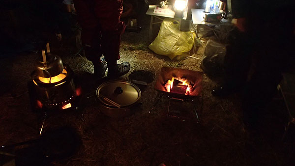 大型の自作コンロ